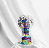 Hermes 'Cubic' Dekoratif Heykel, Pop Art Roma Yunan Heykelleri